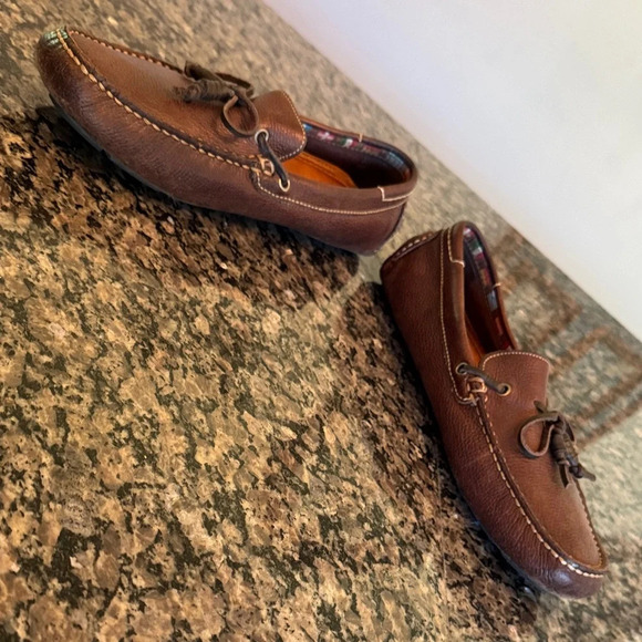14th & Union Rich Brown Leather Loafers EUC 8M main image 14